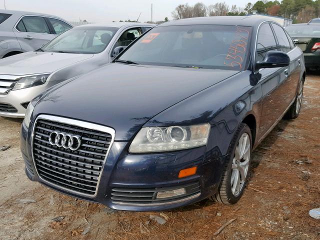 WAUSG74F99N020627 - 2009 AUDI A6 BLUE photo 2