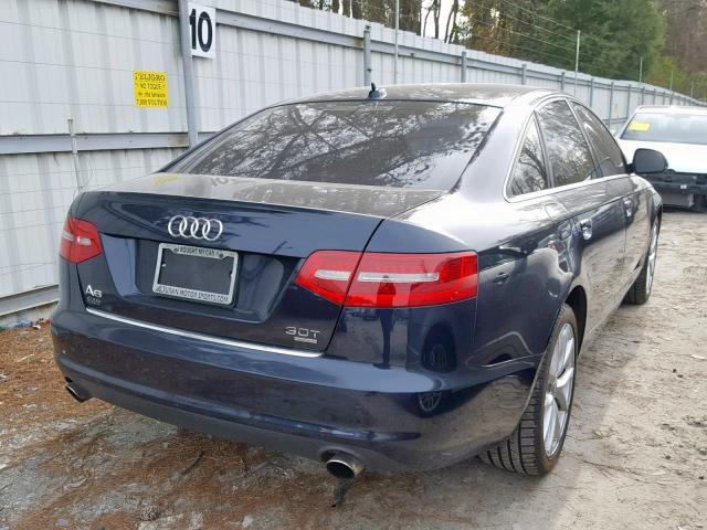 WAUSG74F99N020627 - 2009 AUDI A6 BLUE photo 4