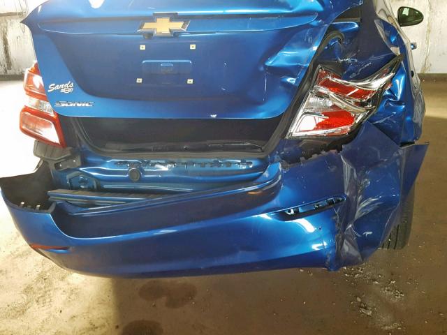 1G1JB5SH7H4147458 - 2017 CHEVROLET SONIC LS 蓝色 照片 9