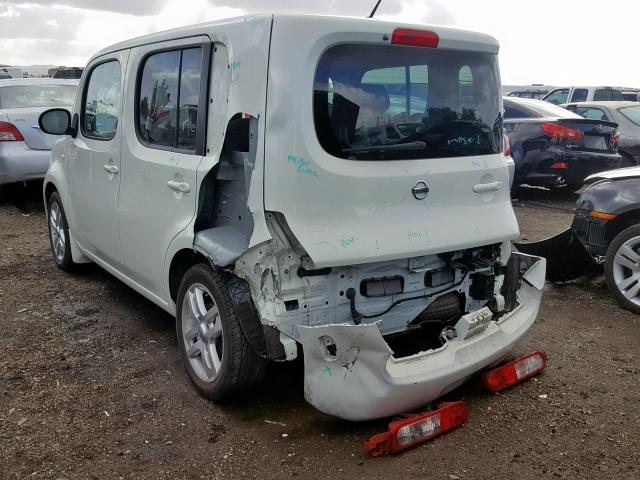 JN8AZ2KR3BT203097 - 2011 NISSAN CUBE BASE WHITE photo 3