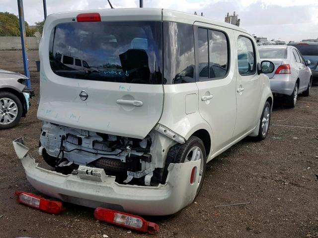 JN8AZ2KR3BT203097 - 2011 NISSAN CUBE BASE WHITE photo 4