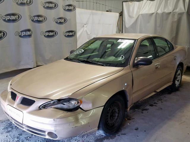 1G2NE52F54M560072 - 2004 PONTIAC GRAND AM S GOLD photo 2