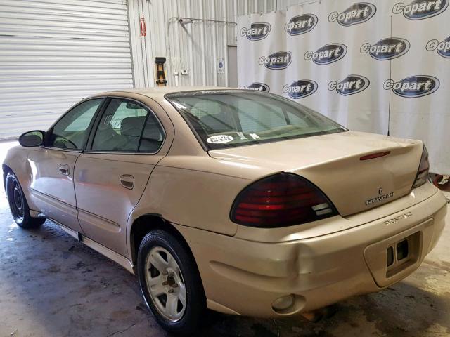 1G2NE52F54M560072 - 2004 PONTIAC GRAND AM S GOLD photo 3