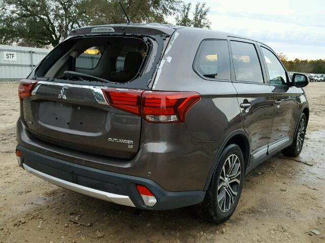 JA4AD3A38GZ004901 - 2016 MITSUBISHI OUTLANDER BROWN photo 4