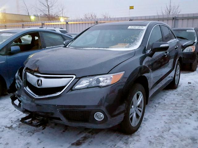 5J8TB4H56EL806107 - 2014 ACURA RDX TECHNO BLACK photo 2