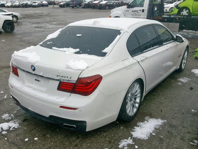 WBAYE8C55DD134038 - 2013 BMW 750LI WHITE photo 4