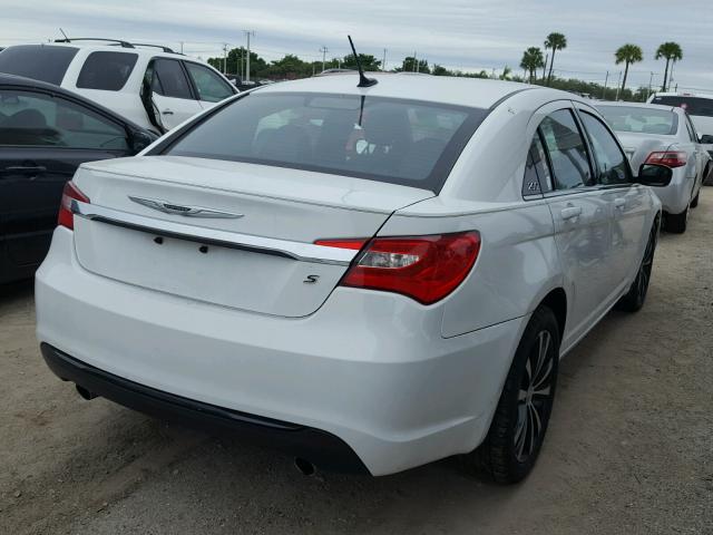 1C3CCBBG3CN251066 - 2012 CHRYSLER 200 TOURIN WHITE photo 4