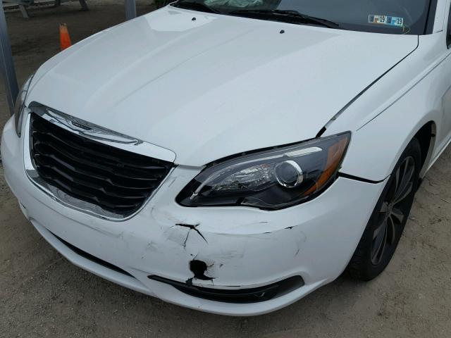 1C3CCBBG3CN251066 - 2012 CHRYSLER 200 TOURIN WHITE photo 9