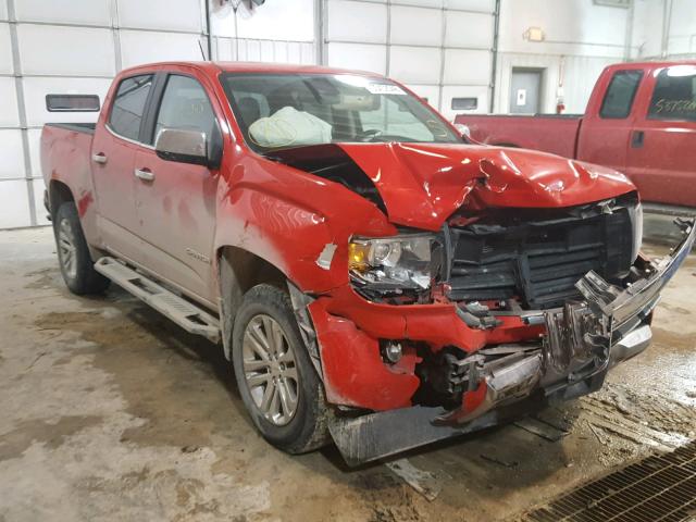 1GTG6CE39F1231290 - 2015 GMC CANYON SLT RED photo 1