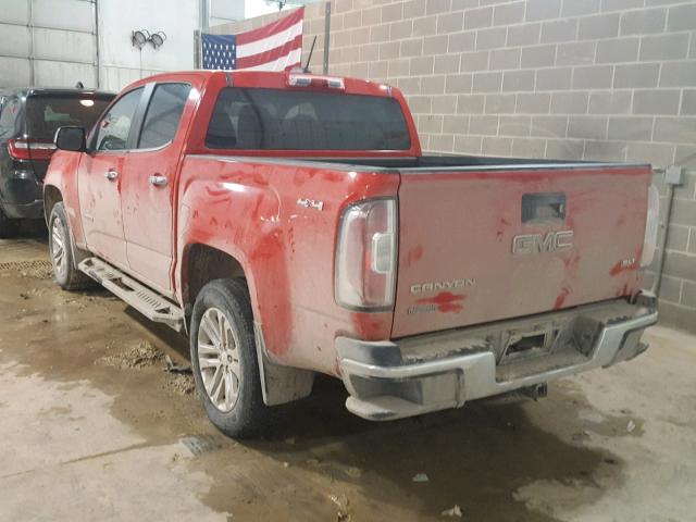 1GTG6CE39F1231290 - 2015 GMC CANYON SLT RED photo 3