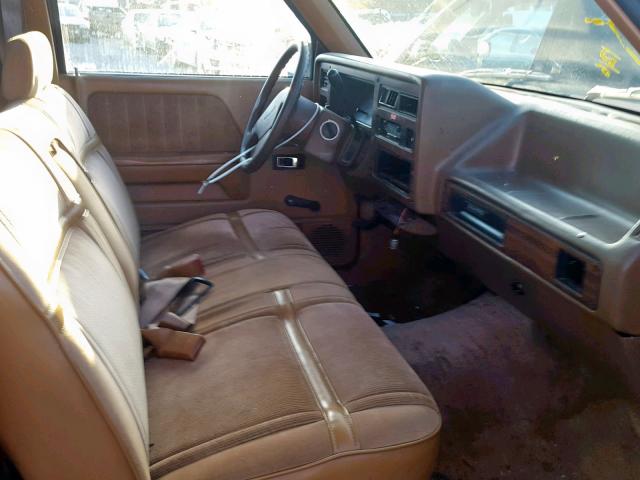 1B7FL26X4PS164187 - 1993 DODGE DAKOTA BURGUNDY photo 5