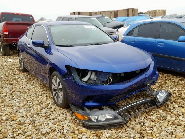 1HGCT1B35EA010186 - 2014 HONDA ACCORD LX- BLUE photo 1