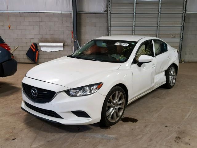 JM1GJ1V64E1139709 - 2014 MAZDA 6 TOURING WHITE photo 2