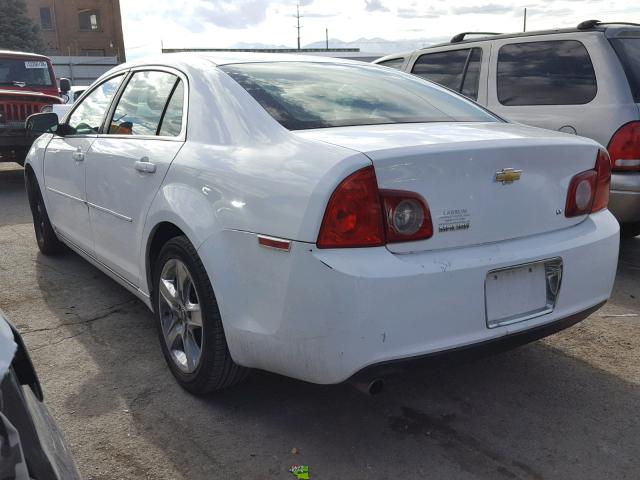 1G1ZH57B49F105163 - 2009 CHEVROLET MALIBU 1LT WHITE photo 3