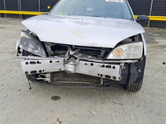 1FAFP34N87W330091 - 2007 FORD FOCUS ZX4 SILVER photo 9