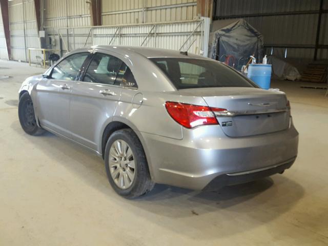 1C3CCBAB9DN640740 - 2013 CHRYSLER 200 LX GRAY photo 3