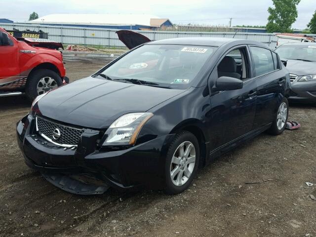 3N1AB6AP9CL626282 - 2012 NISSAN SENTRA 2.0 BLACK photo 2