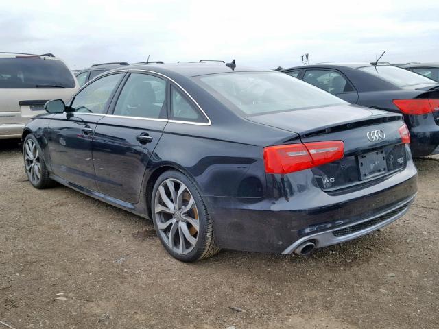 WAUJGAFC5CN144431 - 2012 AUDI A6 PRESTIG BLACK photo 3