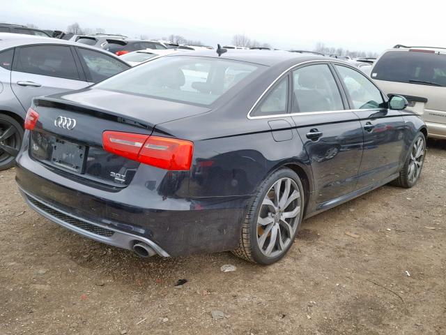 WAUJGAFC5CN144431 - 2012 AUDI A6 PRESTIG BLACK photo 4