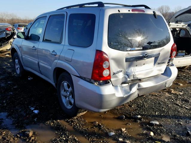 4F2CZ96135KM22685 - 2005 MAZDA TRIBUTE S SILVER photo 3