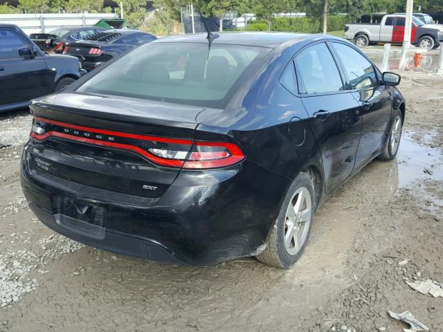 1C3CDFFA0GD796695 - 2016 DODGE DART SXT S BLACK photo 4