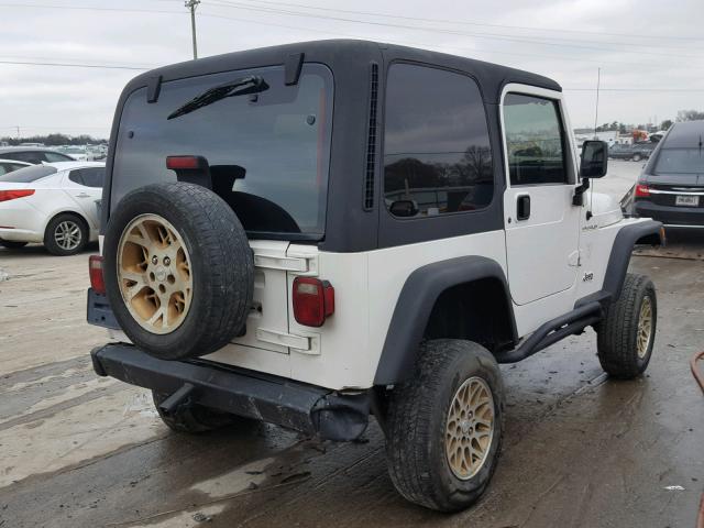 1J4FY29P1VP497437 - 1997 JEEP WRANGLER / WHITE photo 4