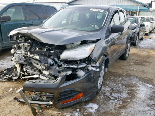 1FMCU0F75FUA15421 - 2015 FORD ESCAPE S GRAY photo 2