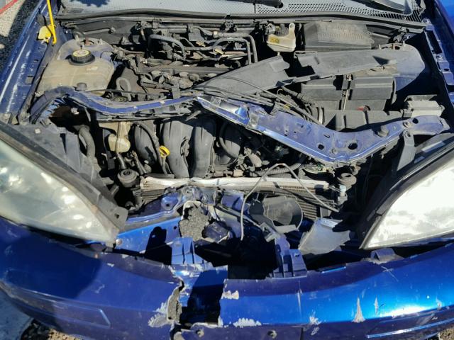 1FAFP34N36W200735 - 2006 FORD FOCUS ZX4 BLUE photo 7