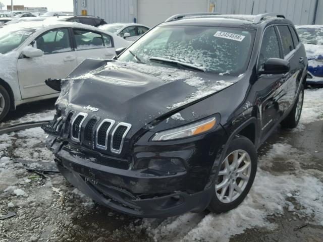 1C4PJLCB6GW351786 - 2016 JEEP CHEROKEE L BLACK photo 2