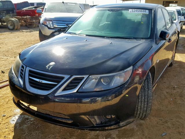 YS3FB49Y681014813 - 2008 SAAB 9-3 2.0T BLACK photo 2