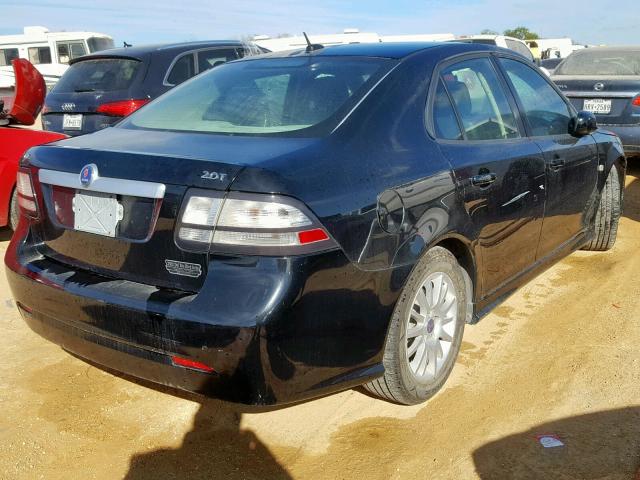 YS3FB49Y681014813 - 2008 SAAB 9-3 2.0T BLACK photo 4