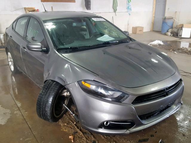 1C3CDFBA0DD324594 - 2013 DODGE DART SXT GRAY photo 1