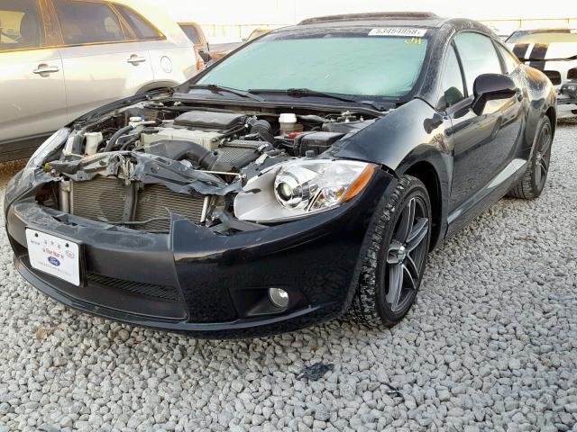 4A31K5DF5CE008450 - 2012 MITSUBISHI ECLIPSE GS BLACK photo 2