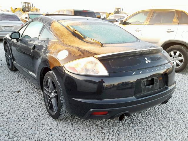 4A31K5DF5CE008450 - 2012 MITSUBISHI ECLIPSE GS BLACK photo 3