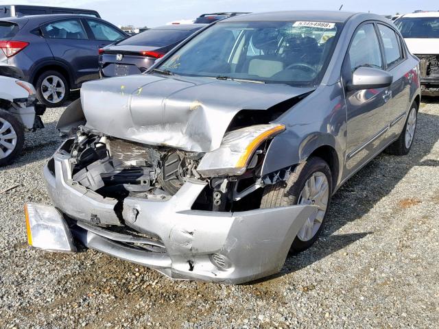 3N1AB6AP7BL687130 - 2011 NISSAN SENTRA 2.0 GRAY photo 2