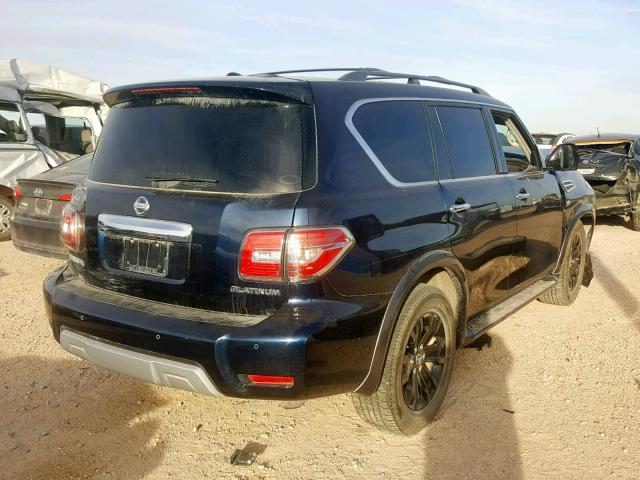 JN8AY2NE5J9730856 - 2018 NISSAN ARMADA PLA BLUE photo 4