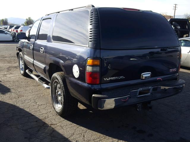 1GKEC16T34J183273 - 2004 GMC YUKON XL C BLUE photo 3