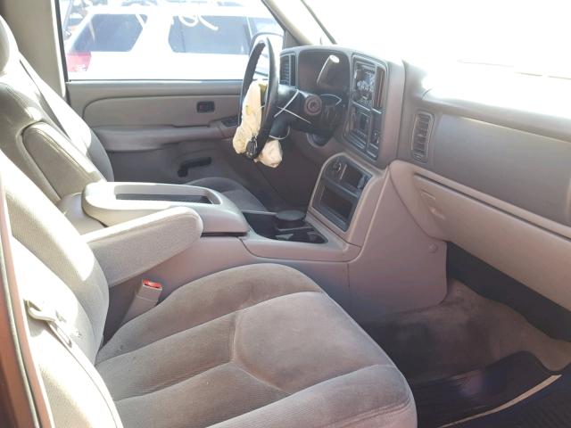 1GKEC16T34J183273 - 2004 GMC YUKON XL C BLUE photo 5