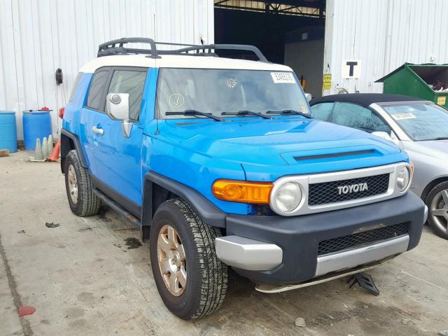 JTEBU11F770069912 - 2007 TOYOTA FJ CRUISER BLUE photo 1