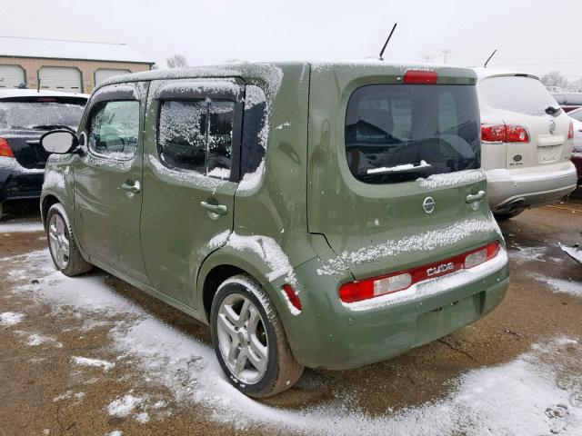 JN8AZ28R39T108539 - 2009 NISSAN CUBE BASE GREEN photo 3