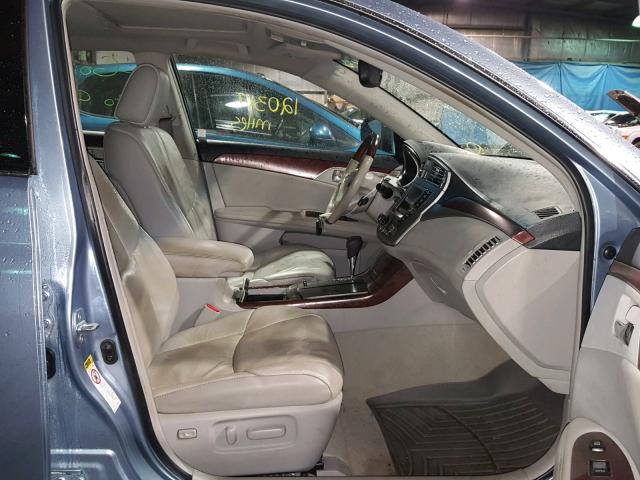 4T1BK3DB8CU452092 - 2012 TOYOTA AVALON BAS BLUE photo 5