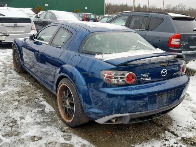 JM1FE173860205169 - 2006 MAZDA RX8 BLUE photo 3