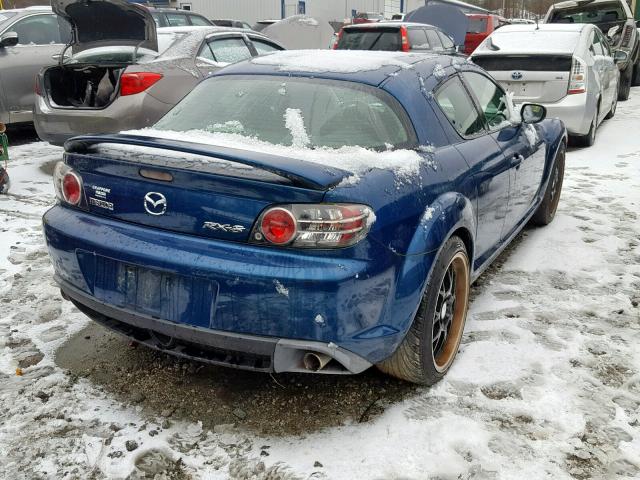 JM1FE173860205169 - 2006 MAZDA RX8 BLUE photo 4