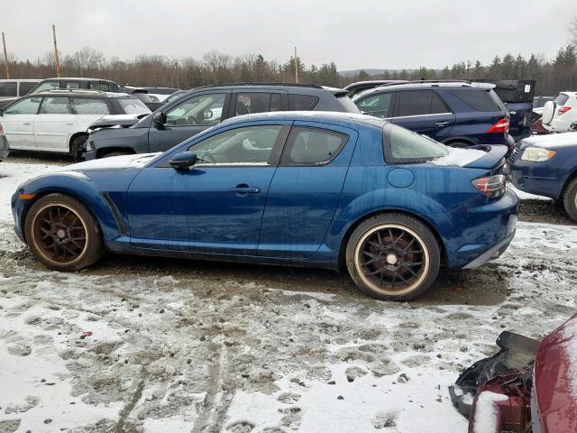 JM1FE173860205169 - 2006 MAZDA RX8 BLUE photo 9