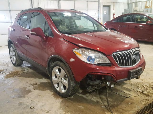KL4CJCSB4FB235017 - 2015 BUICK ENCORE RED photo 1