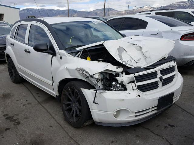 1B3HB48B57D204887 - 2007 DODGE CALIBER SX WHITE photo 1