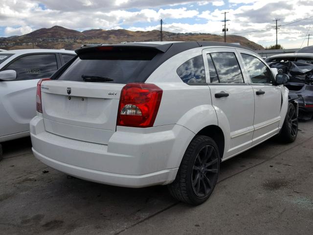 1B3HB48B57D204887 - 2007 DODGE CALIBER SX WHITE photo 4