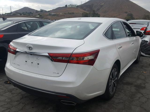 4T1BK1EB2HU254716 - 2017 TOYOTA AVALON XLE WHITE photo 4