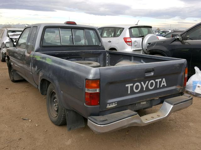 4TARN93P2RZ308491 - 1994 TOYOTA PICKUP 1/2 GRAY photo 3