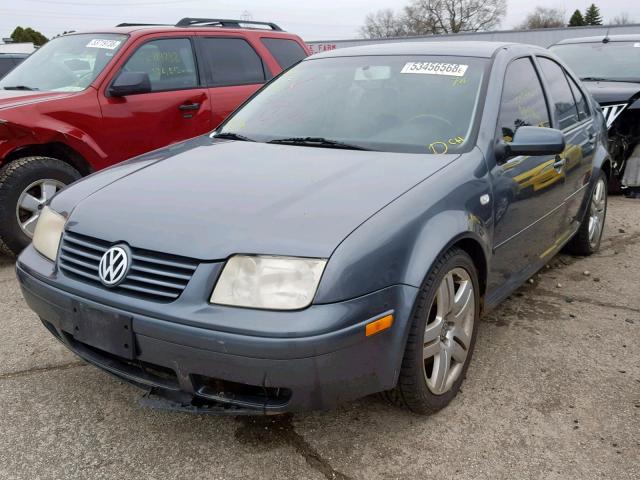 3VWSE69M53M118420 - 2003 VOLKSWAGEN JETTA GLS GRAY photo 2